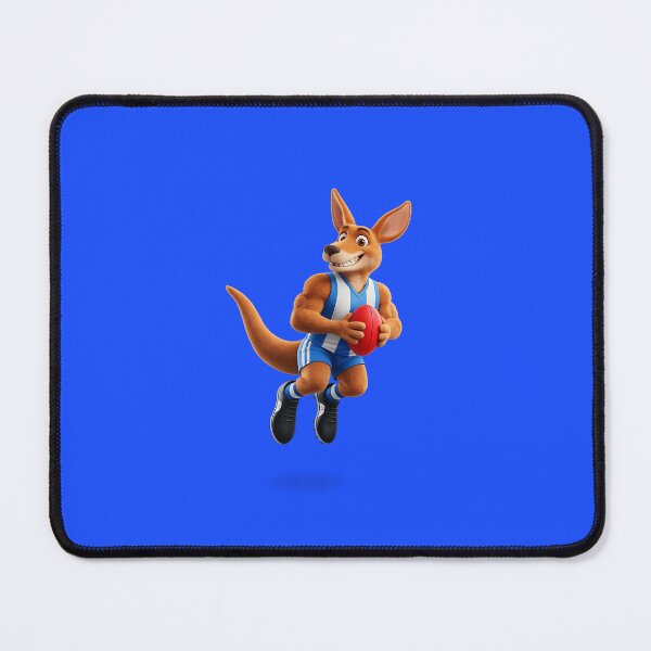 Item preview, North Melbourne Kangaroos AFL Mascot Logo Vintage Classic Design designed and sold by Luke Foran Sports Art.