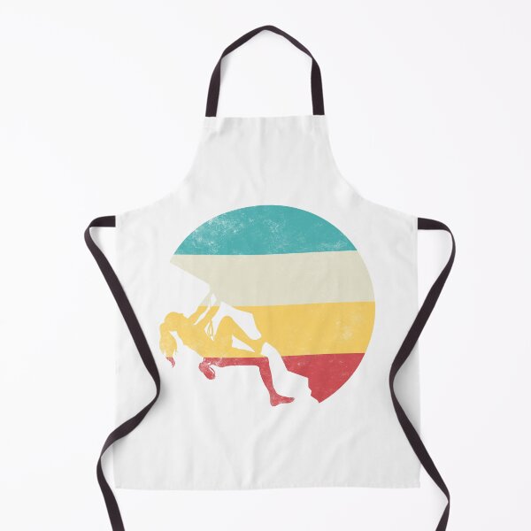 Item preview, Retro Sunset Silhouette Woman Rock Climbing designed and sold by spellmadebylee.