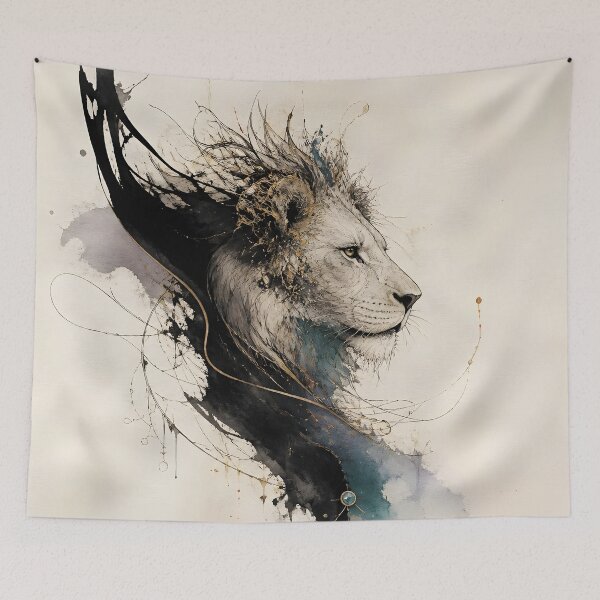 Item preview, Where Wild Strength Meets Artistic Elegance designed and sold by Marcu Ioachim.
