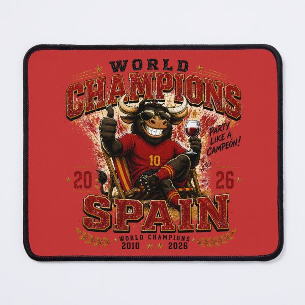 Item preview, World Champions Spain Celebration Bull designed and sold by rygenr8.