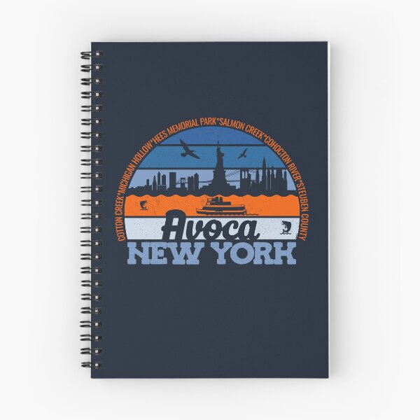 Item preview, Avoca New York Sunset Retro Vintage Local Pride Logo designed and sold by CRHPOD20.