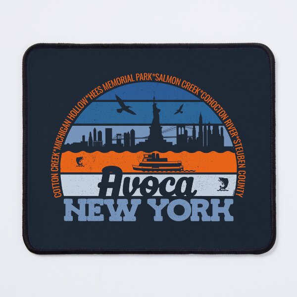 Item preview, Avoca New York Sunset Retro Vintage Local Pride Logo designed and sold by CRHPOD20.