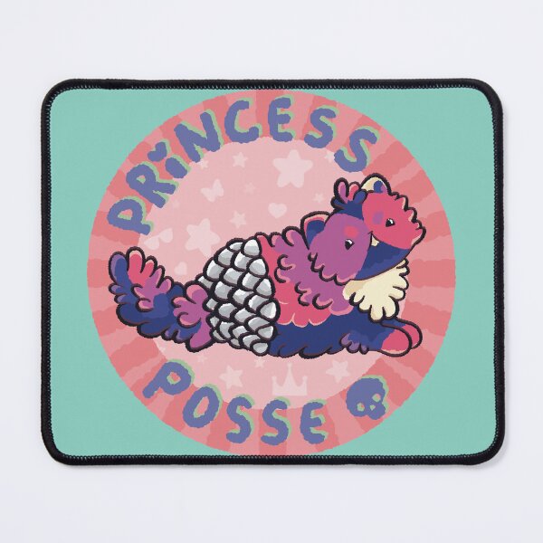 Item preview, Princess Posse Pink and Purple Circular Design designed and sold by FrenchieBoops.
