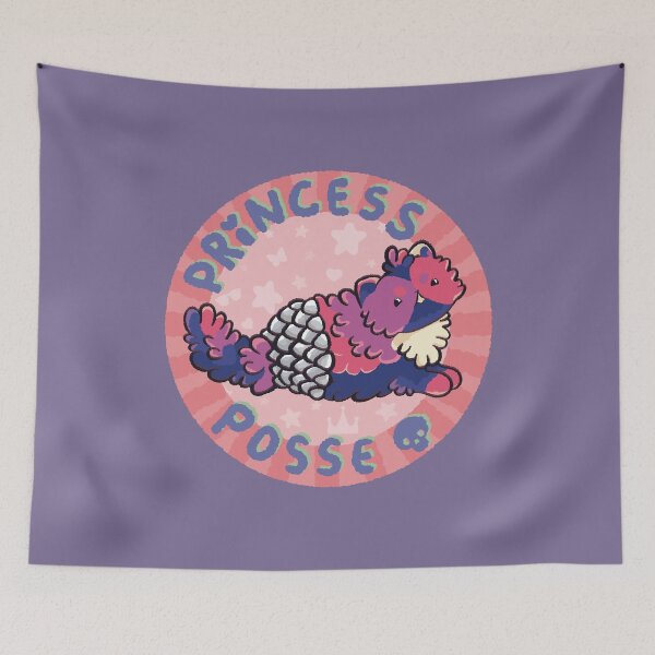 Item preview, Princess Posse Pink and Purple Circular Design  designed and sold by FrenchieBoops.