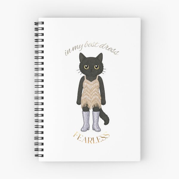 Item preview, in my best dress fearless - taylor swift black cat eras tour designed and sold by bellisimadesign.