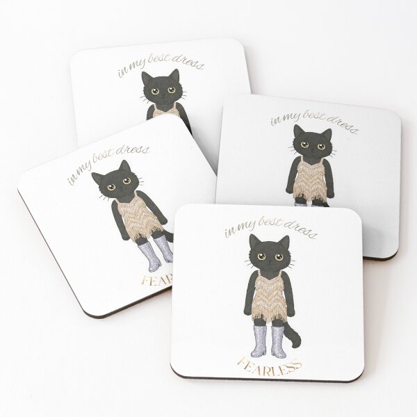 Item preview, in my best dress fearless - taylor swift black cat eras tour designed and sold by bellisimadesign.