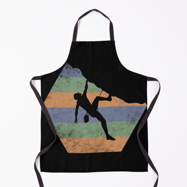 Item preview, Retro Colors Silhouette Man Rock Climbing designed and sold by spellmadebylee.