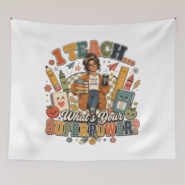 Item preview, Teacher Superpower Classroom designed and sold by Mindful56.