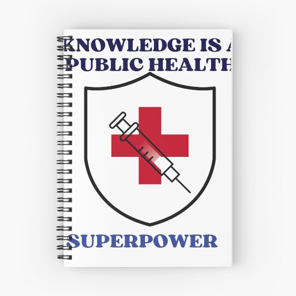 Item preview, Knowledge Is a Public Health Superpower | Public Health Awareness Design for Healthcare Professionals designed and sold by CKADigital.