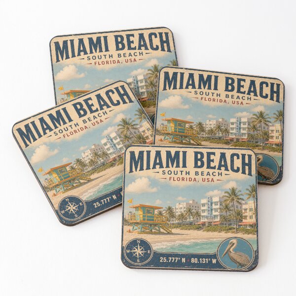 Item preview, Miami Beach South Beach Florida designed and sold by naturalsurvival.