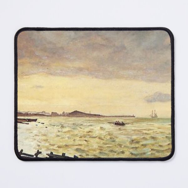 Item preview, Beach at Sainte-Adresse designed and sold by SharonTheFirst.