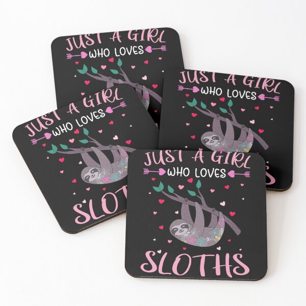 Item preview, Just A Girl Who Loves Sloths Cute Aesthetic designed and sold by spellmadebylee.