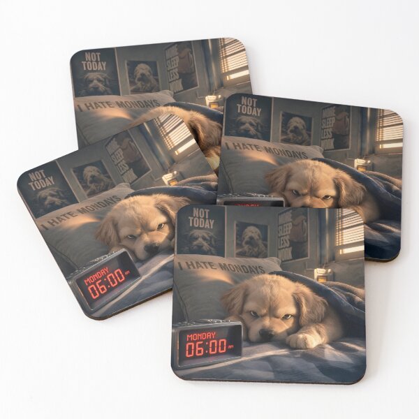 Item preview, Mondays? No Thanks! | Funny Dog Monday Meme designed and sold by ManggaeJM.