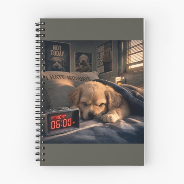 Item preview, Mondays? No Thanks! | Funny Dog Monday Meme designed and sold by ManggaeJM.