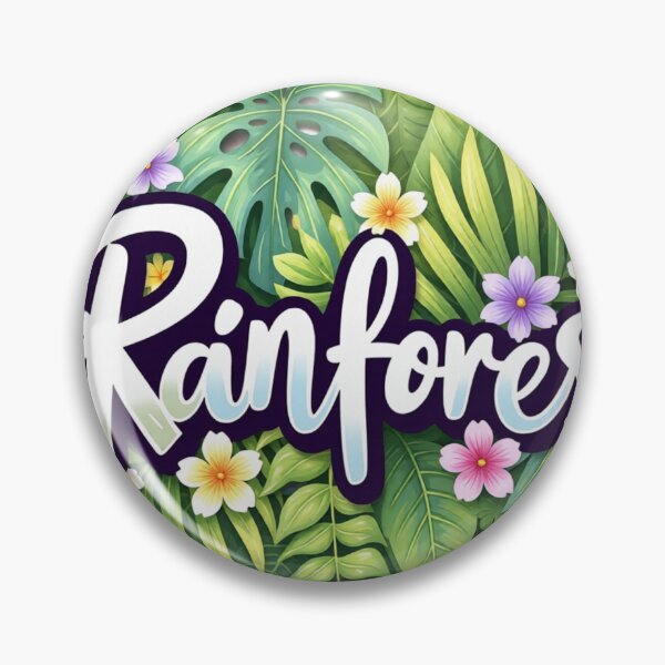 Item preview, rainforset spring blossoms colorful floral typographic design designed and sold by SmashingDeals.