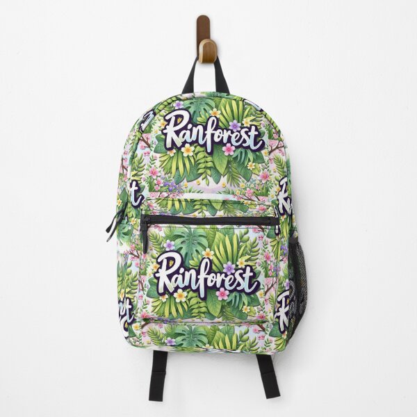Item preview, rainforset spring blossoms colorful floral typographic design designed and sold by SmashingDeals.