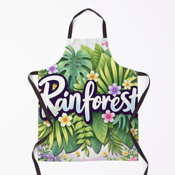 Item preview, rainforset spring blossoms colorful floral typographic design designed and sold by SmashingDeals.