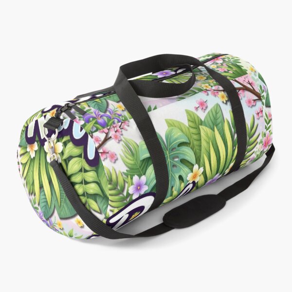Item preview, rainforset spring blossoms colorful floral typographic design designed and sold by SmashingDeals.