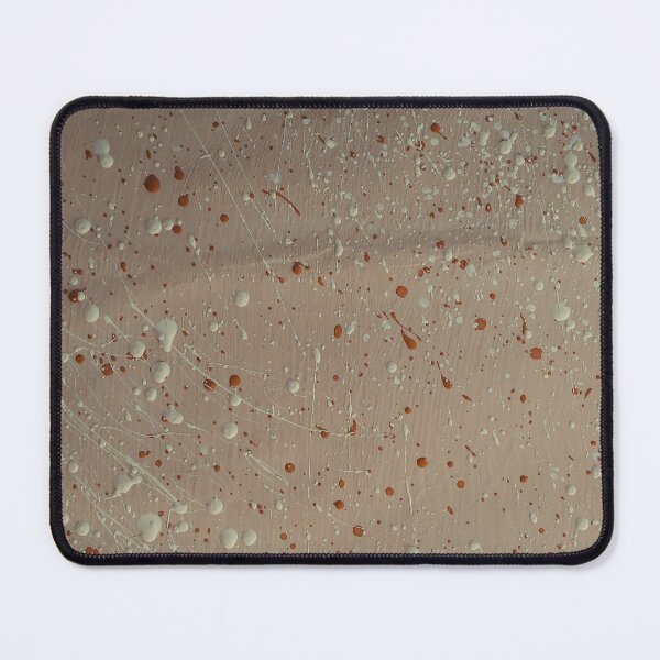 Item preview, Abstract Terracotta Paint Splatter Texture on Warm Beige Background designed and sold by NorthWild.