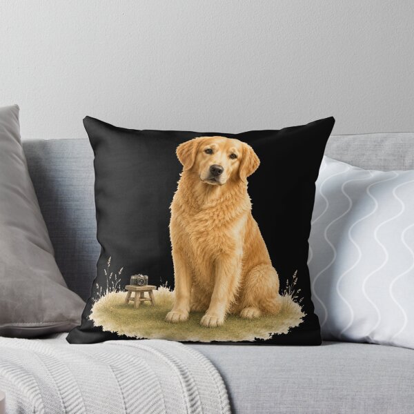 Item preview, Golden Retriever Photography T-Shirt | Vintage Camera Dog Lover Gift designed and sold by Golden Ember Studio.