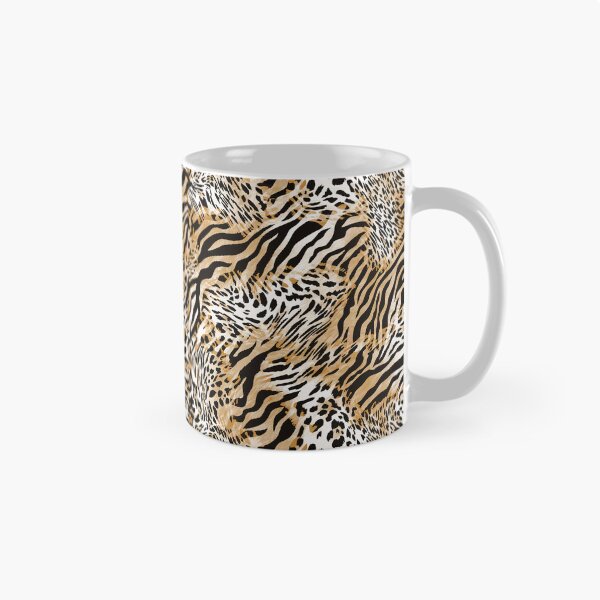 Item preview, Wild Safari Animal Print Pattern | Zebra & Leopard Spots | Neutral Tan Black Wildlife Design | Jungle Fabric & Home Decor designed and sold by Stylistix Creations.