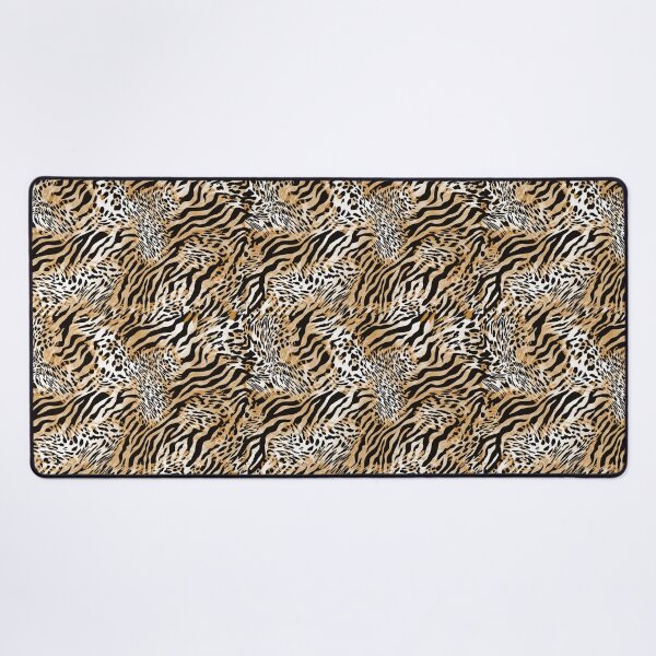Item preview, Wild Safari Animal Print Pattern | Zebra & Leopard Spots | Neutral Tan Black Wildlife Design | Jungle Fabric & Home Decor designed and sold by Stylistix Creations.