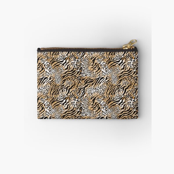 Item preview, Wild Safari Animal Print Pattern | Zebra & Leopard Spots | Neutral Tan Black Wildlife Design | Jungle Fabric & Home Decor designed and sold by Stylistix Creations.