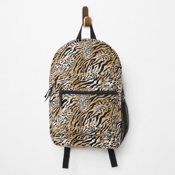 Item preview, Wild Safari Animal Print Pattern | Zebra & Leopard Spots | Neutral Tan Black Wildlife Design | Jungle Fabric & Home Decor designed and sold by Stylistix Creations.