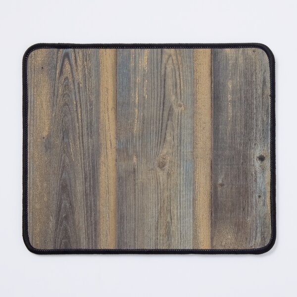Item preview, Rustic Weathered Blue Gray Wood Planks with Ochre Grain Texture designed and sold by NorthWild.