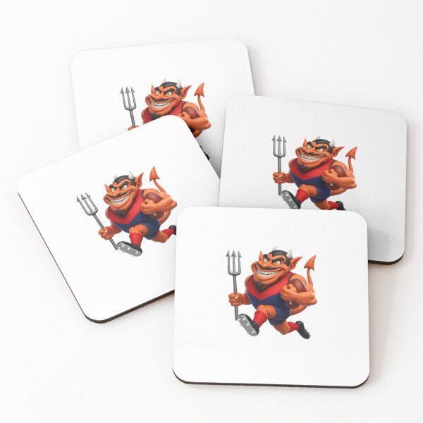 Item preview, Melbourne Demons AFL Mascot Logo Classic Vintage Design designed and sold by Luke Foran Sports Art.