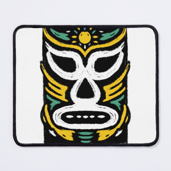 Item preview, El Sol – Lucha Mask No. 02 | Original Graphic Folk Art by GWART designed and sold by GWARTGB.