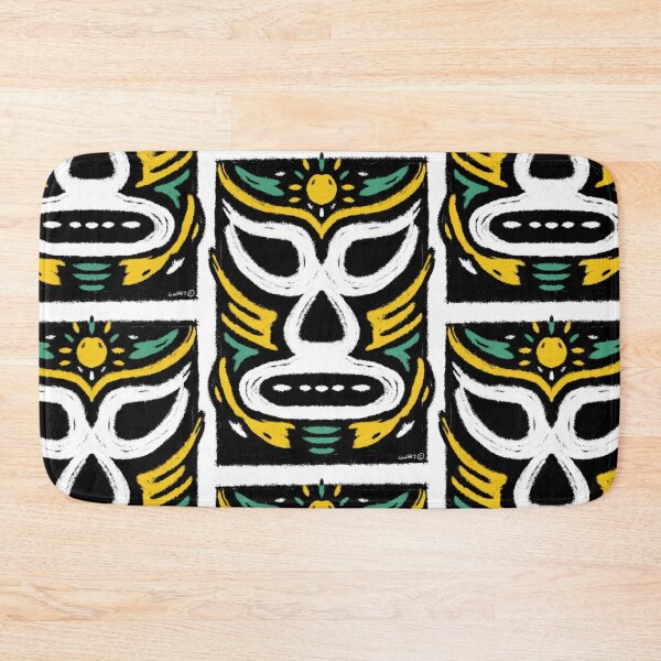 Item preview, El Sol – Lucha Mask No. 02 | Original Graphic Folk Art by GWART designed and sold by GWARTGB.
