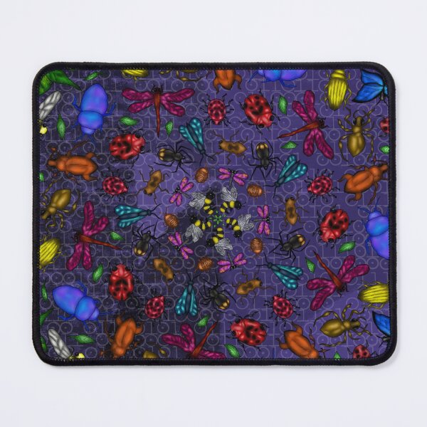 Item preview, 5-point bug and leaf pattern with background designed and sold by subis-designs.