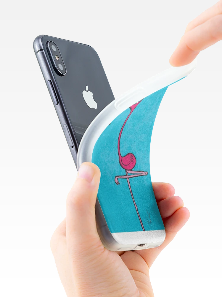 Thumbnail 4 of 5, iPhone Case, Flamingo designed and sold by Creative Rafa.