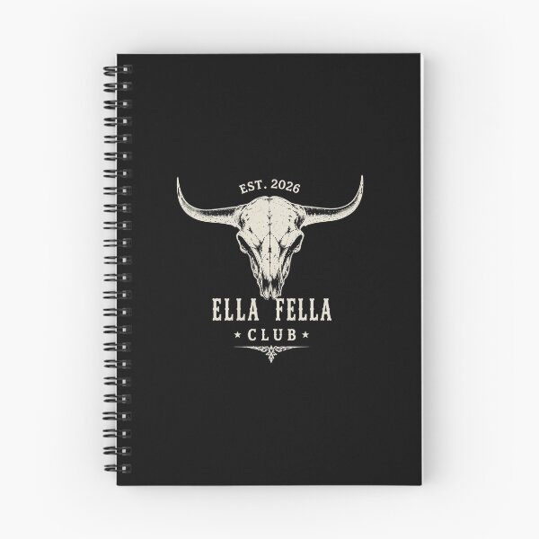 Item preview, ELLA FELLA Club Skull, Western Cattle Skull, Cowboy Rodeo, EST 2026 Country designed and sold by ForrestSwaphy.