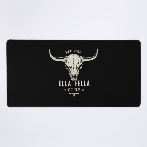 Item preview, ELLA FELLA Club Skull, Western Cattle Skull, Cowboy Rodeo, EST 2026 Country designed and sold by ForrestSwaphy.