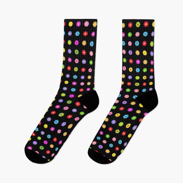 Item preview, Retro Colorful Flower Grid Pattern – Bold Groovy Floral Design designed and sold by Grumpy-Bob.