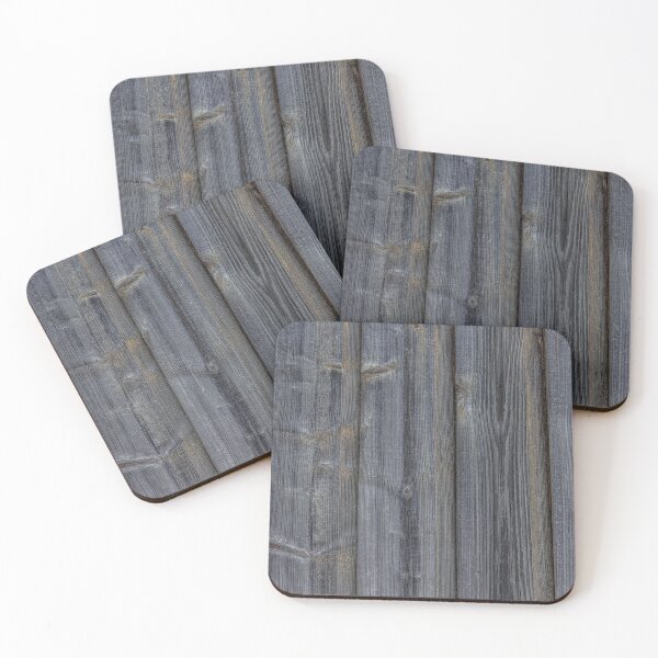 Item preview, Rustic Weathered Dark Gray Timber Planks with Golden Patina designed and sold by NorthWild.