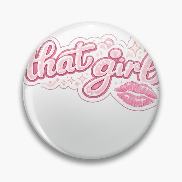 Item preview, That Girl Pink Quote Sticker designed and sold by Chinnibujji.