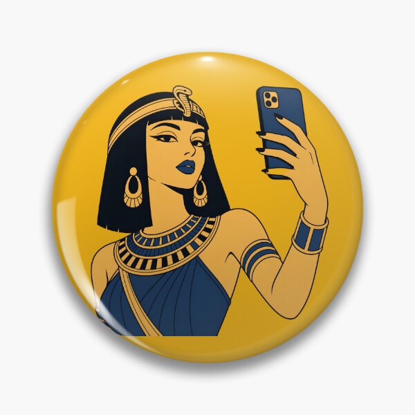 Item preview, Cleopatra's Selfie | Ancient Egypt Meets Modern Life designed and sold by ManggaeJM.