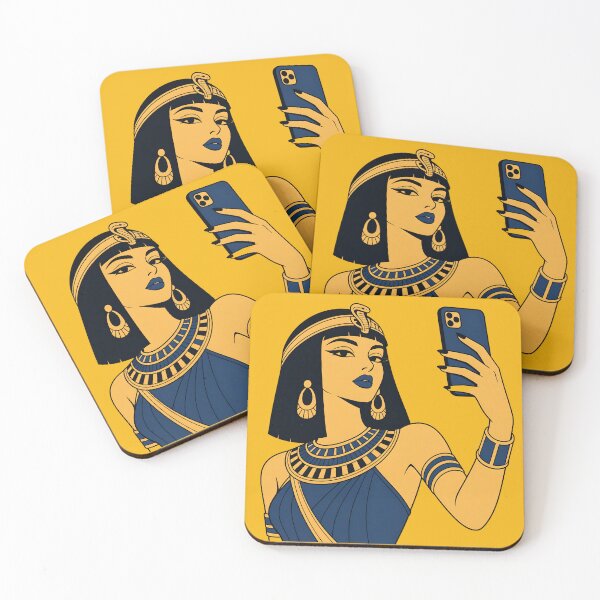 Item preview, Cleopatra's Selfie | Ancient Egypt Meets Modern Life designed and sold by ManggaeJM.