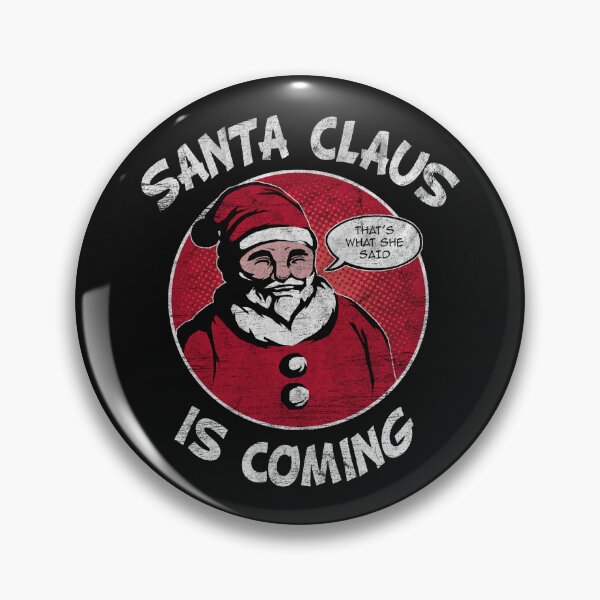 Item preview, Santa Claus Is Coming Funny Pop Art Comic designed and sold by spellmadebylee.