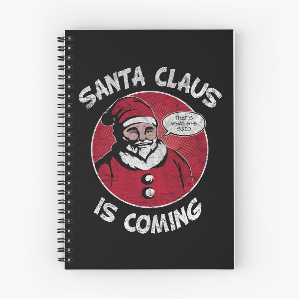 Item preview, Santa Claus Is Coming Funny Pop Art Comic designed and sold by spellmadebylee.