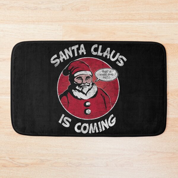 Item preview, Santa Claus Is Coming Funny Pop Art Comic designed and sold by spellmadebylee.