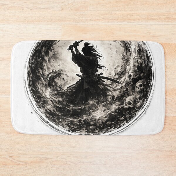 Item preview, Skull Enso Samurai Silhouette designed and sold by  Silent Japan Studio.