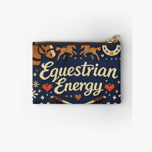 Item preview, Equestrian Energy knitting pattern equestrian saying designed and sold by Mauswohn.