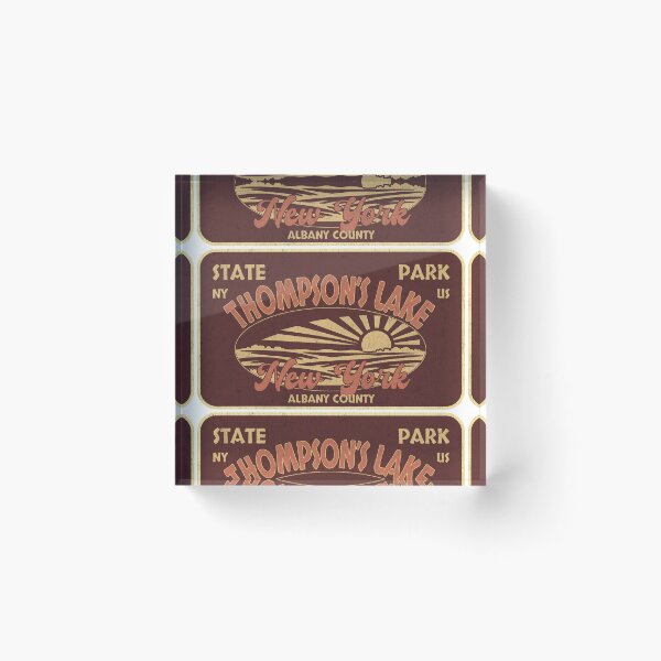 Item preview, Thompson's Lake State Park, Albany County, New York, badge design designed and sold by Wanderful-roads.