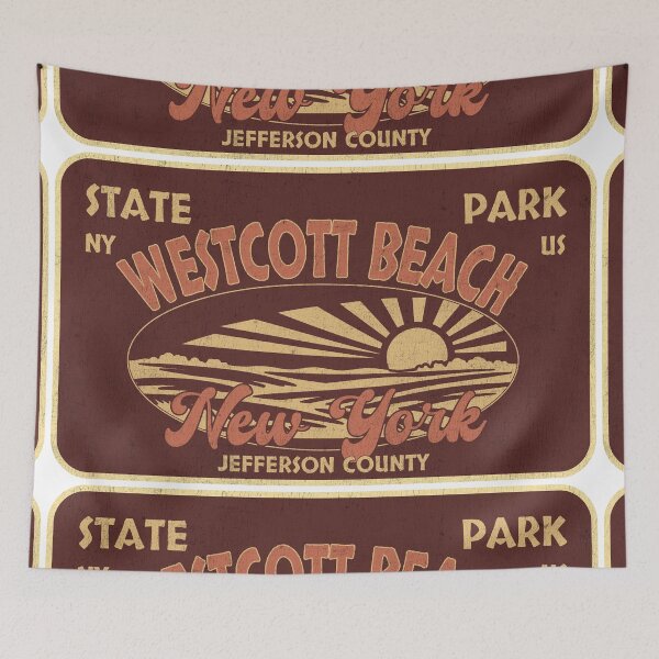 Item preview, Westcott Beach State Park, Jefferson County, New York, badge design designed and sold by Wanderful-roads.