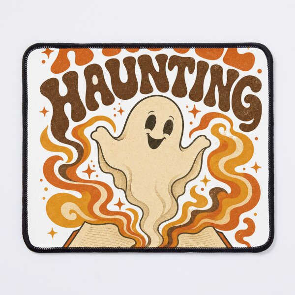Item preview, A Novel Haunting Retro Ghost Emerges from Open Book designed and sold by BoosterShop.