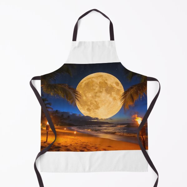 Item preview, Full Moon on a Tropical Beach designed and sold by vernonplatt.
